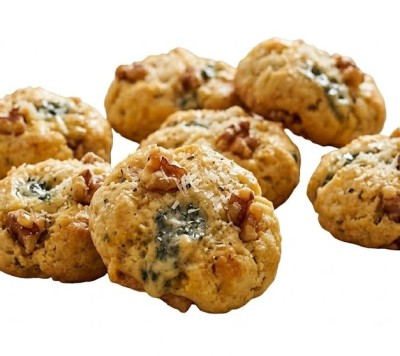 Cookies au roquefort et aux noix