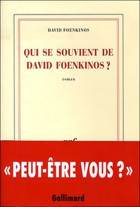 Qui se souvient de David Foenkinos ?