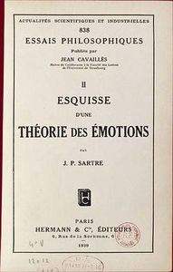 Esquisse dʼune théorie des émotions